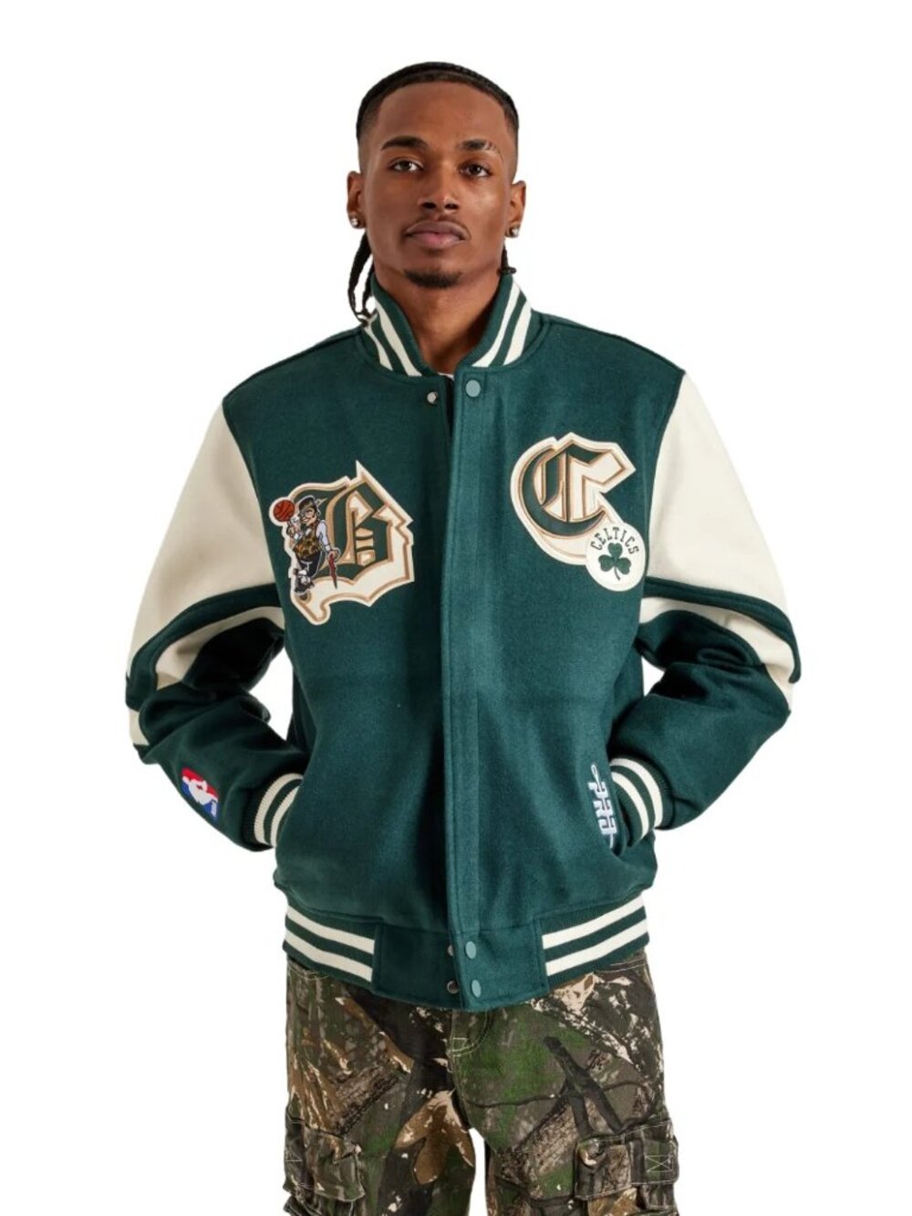 DTLR Pro Standard NBA Boston Celtics Varsity Jacket MEN'S M